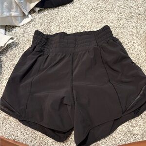 Women's Black lululemon Athletic Shorts
